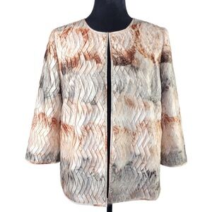 NWT Chico’s Travelers Pleated Artisan Jacket size 0 S